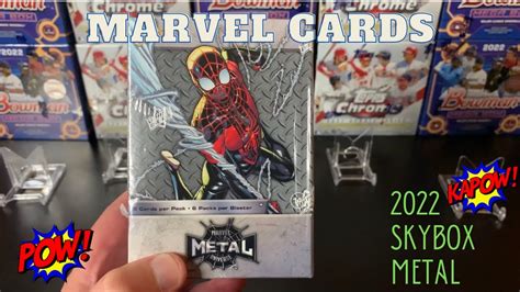 2022 marvel metal box|Marvel metal blaster box.